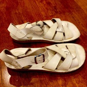 Salt Water Sandals by Hoy Shoe Sun-San Swimmer White toddler size 10